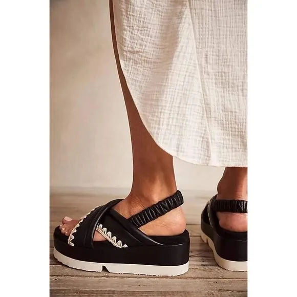 Free People MOU Gigi Platform Sandals