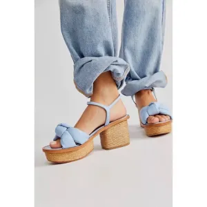 Free People x Vicenza Mckenna Puffy Platform Cork Sandals