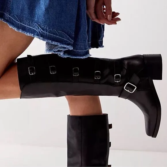 Free People Eclipse Moto Boots NEW!