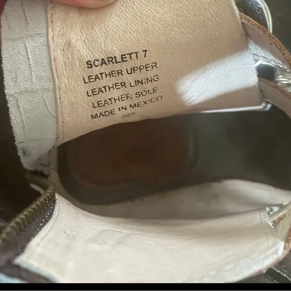 Freebird Scarlet Stylish Leather Brown and Cream Women's Shoes size 7