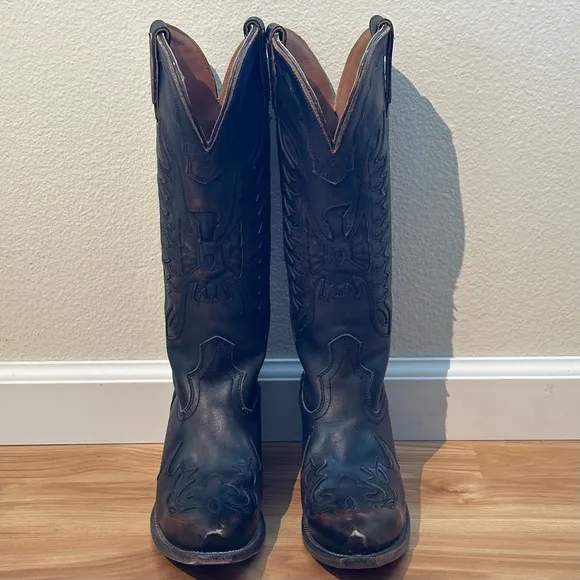 Freebird Willie Western Cowboy Boots Size 8