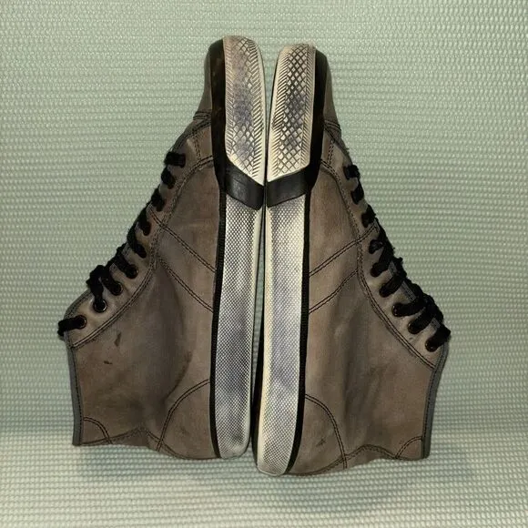 Frye Greene Tall Lace Shoes High Top Leather Sneaker Men’s Size 10 Tan Gray