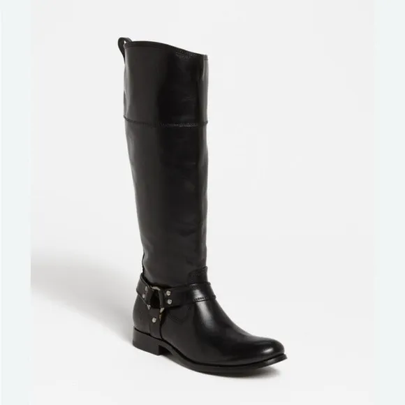 FRYE Melissa Knee High Leather Boots