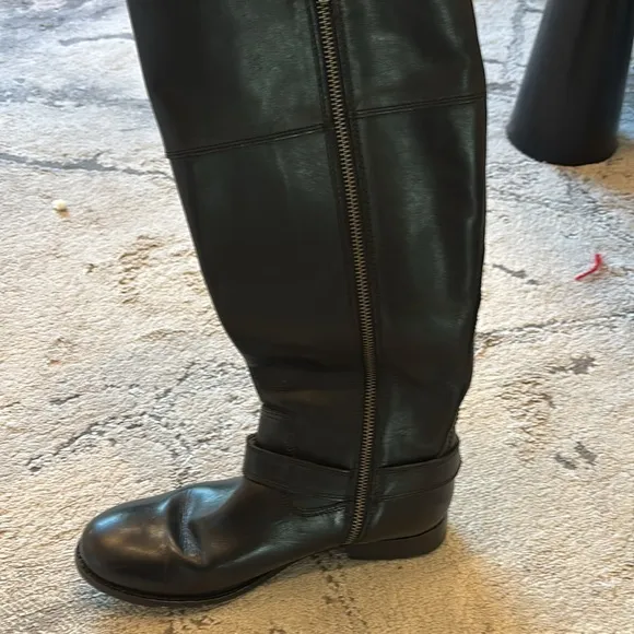 FRYE Melissa Knee High Leather Boots