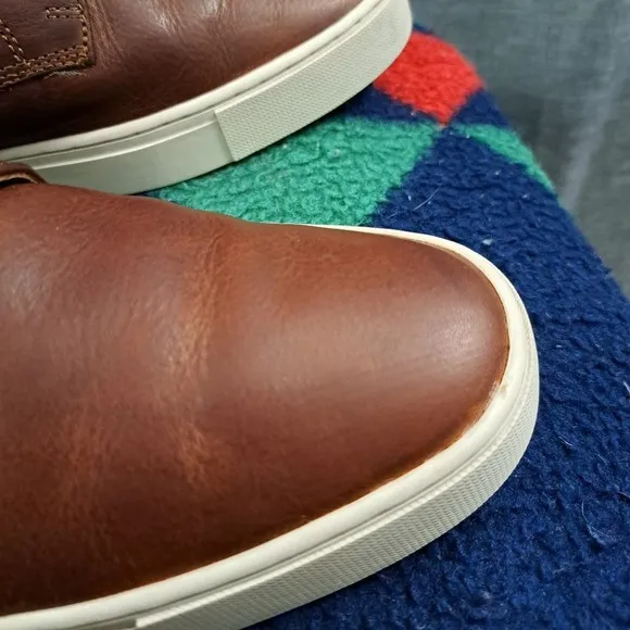Frye Shoes Men Size 10.5 M Brown Casual Sneaker Leather Style 7200043