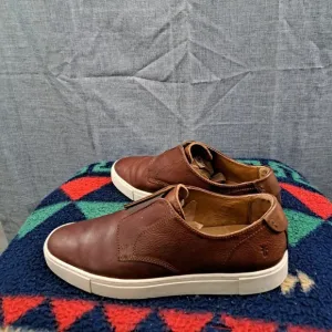 Frye Shoes Men Size 10.5 M Brown Casual Sneaker Leather Style 7200043