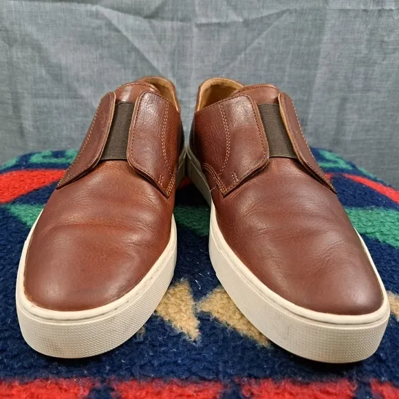 Frye Shoes Men Size 10.5 M Brown Casual Sneaker Leather Style 7200043