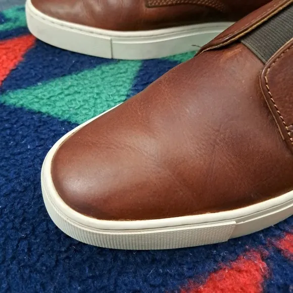 Frye Shoes Men Size 10.5 M Brown Casual Sneaker Leather Style 7200043