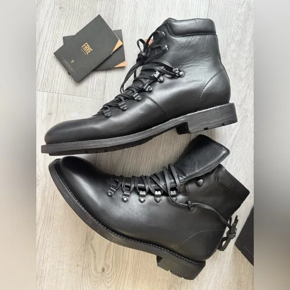 Frye Size 11 Men's Leather Boots, Black