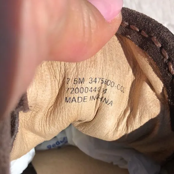 Frye leather wedge shoes