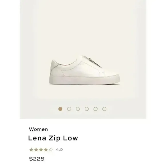 Frye Lena Zip Low Shoes