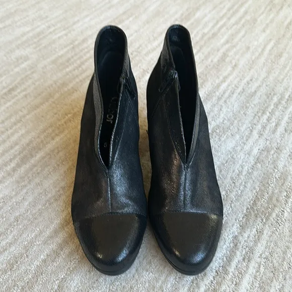 Gabor Women's Enfield Ankle Booties Metallic Black Boots Size UK 5 | US 7.5