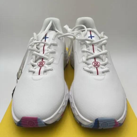 G/Fore G4 MG4  Spikeless Golf Shoes G4MF20EF26 GFore White Pink Mens Size 7