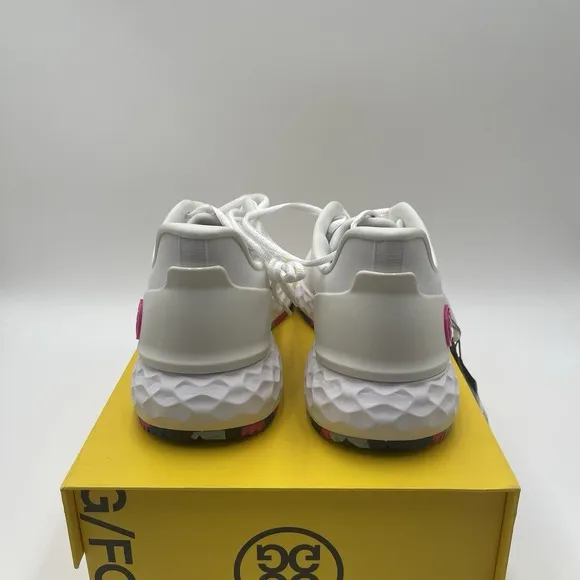 G/Fore G4 MG4  Spikeless Golf Shoes G4MF20EF26 GFore White Pink Mens Size 7