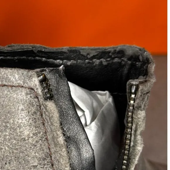 Giani Bernini Alvin Grey Bootie With Defects Pre Loved Size 8.5
