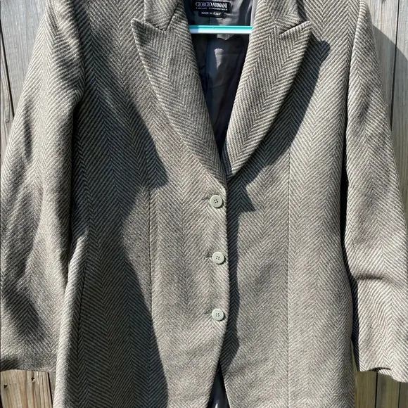 GIORGIO ARMANI Tweed jacket ladies large