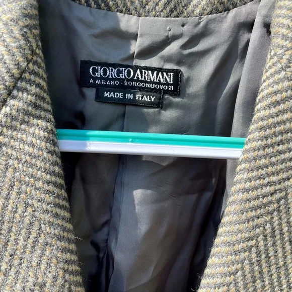 GIORGIO ARMANI Tweed jacket ladies large