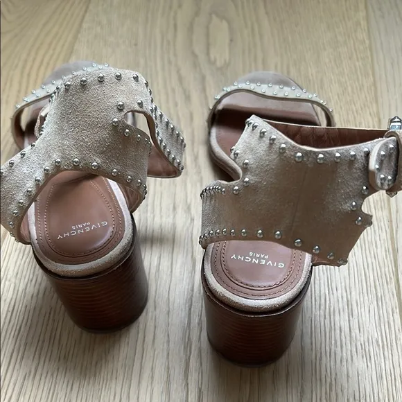 Givenchy Tan Studded Women's Sandals