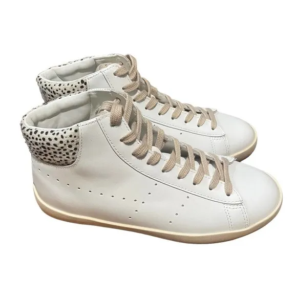Gola Classics Nova High Safari in White/Cheetah/Nude