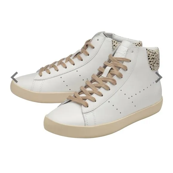 Gola Classics Nova High Safari in White/Cheetah/Nude
