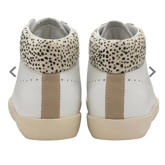 Gola Classics Nova High Safari in White/Cheetah/Nude