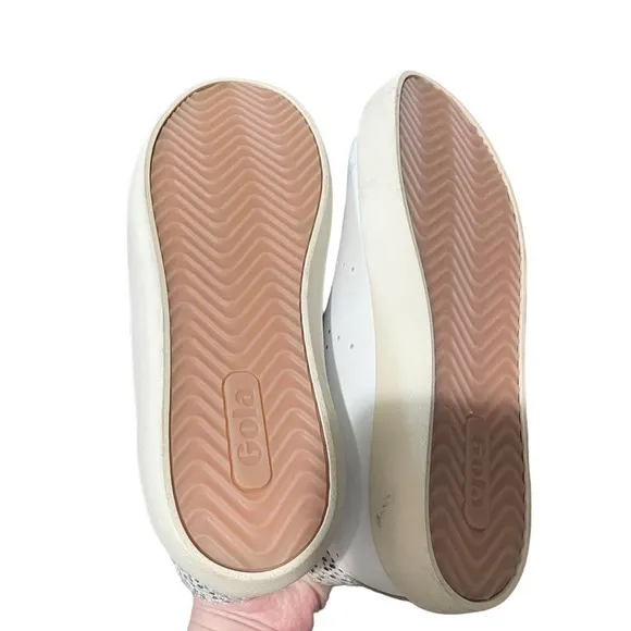 Gola Classics Nova High Safari in White/Cheetah/Nude