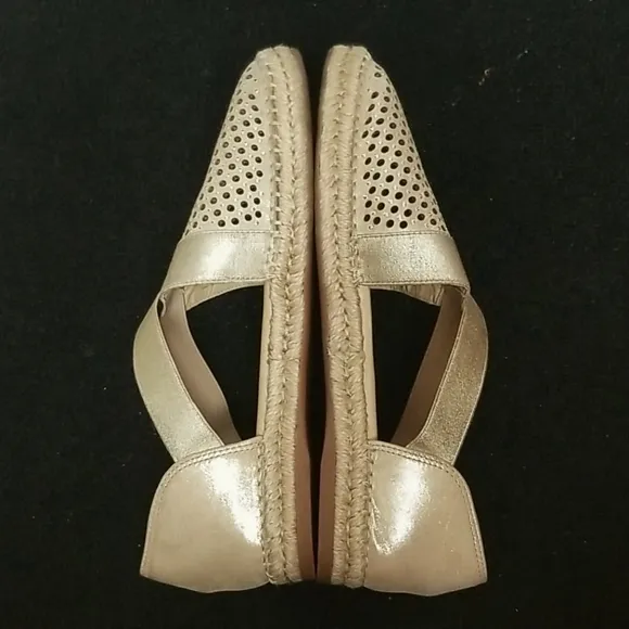 Gold Sandals Platform espadrilles nurture cantrell