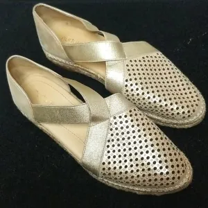Gold Sandals Platform espadrilles nurture cantrell
