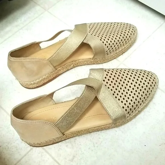Gold Sandals Platform espadrilles nurture cantrell