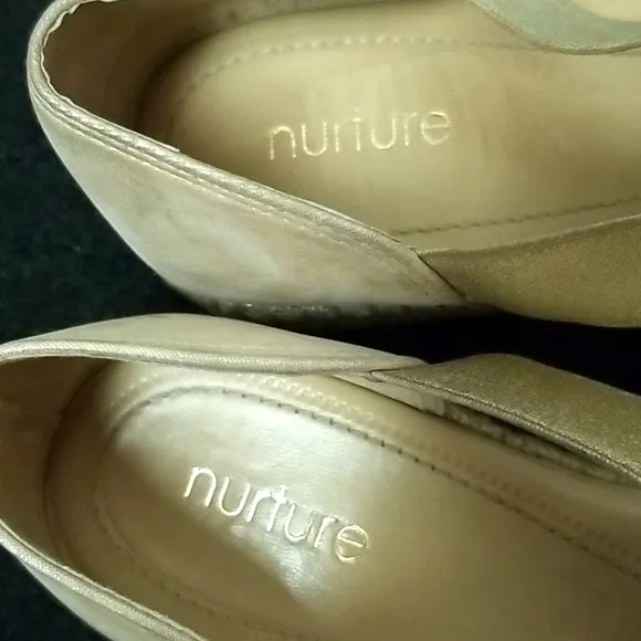 Gold Sandals Platform espadrilles nurture cantrell