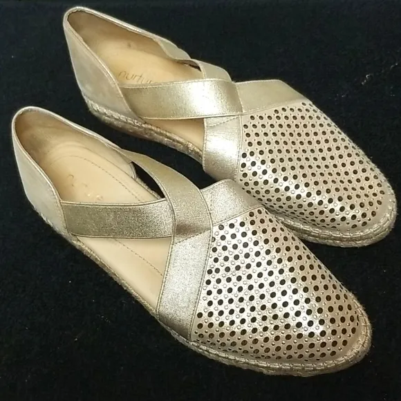 Gold Sandals Platform espadrilles nurture cantrell
