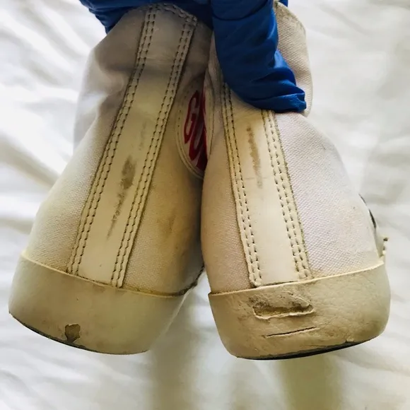 Golden goose francy White High-Top Sneakers with Star Design
