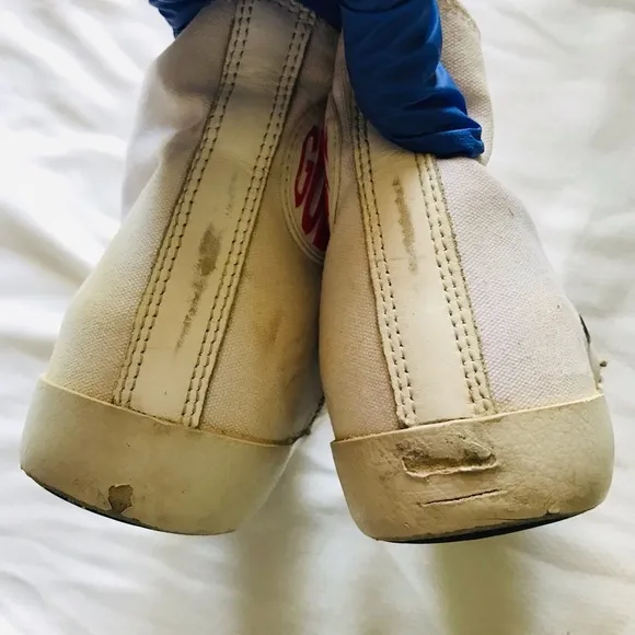 Golden goose francy White High-Top Sneakers with Star Design