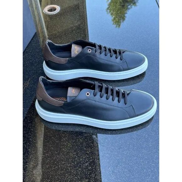 Good Man Brand Legend London Black Men Italian Leather Shoes, Size 8.5 MSRP $228