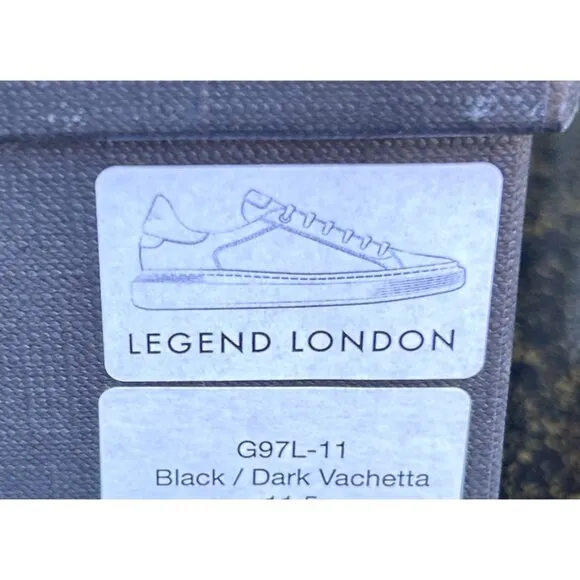 Good Man Brand Legend London Black Men Italian Leather Shoes, Size 8.5 MSRP $228