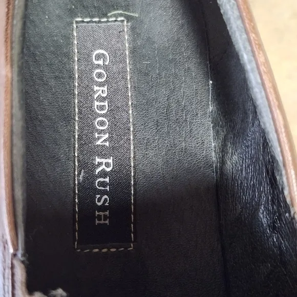 Gordon Rush Madison Brown Made‎ in Italy Mens Loafer Dress Shoes Work Office 9.5