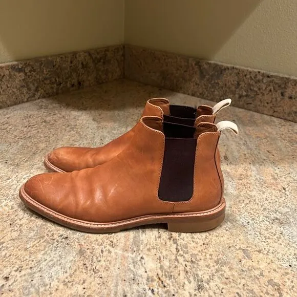 Gordon Rush Men's Mathews light brown leather ankle boots