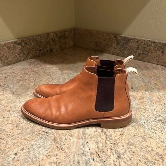 Gordon Rush Men's Mathews light brown leather ankle boots