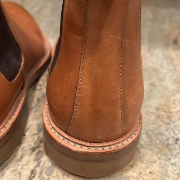 Gordon Rush Men's Mathews light brown leather ankle boots