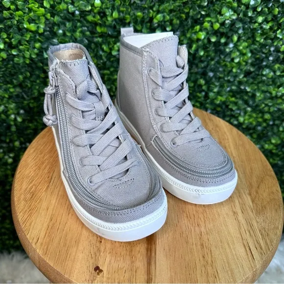Gray billy high top shoes new