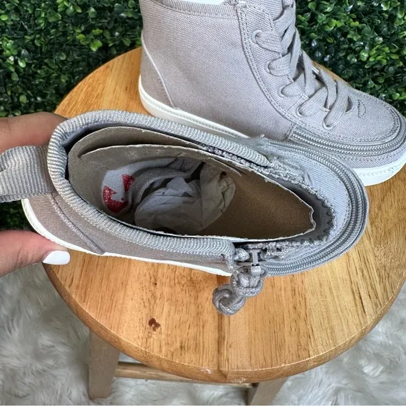 Gray billy high top shoes new