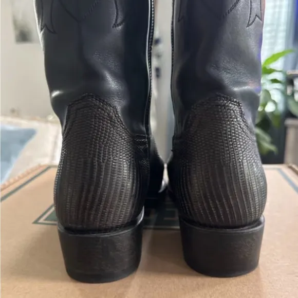 GREAT CONDITION- Tecovas The Jack Black Lizard Men's Boots