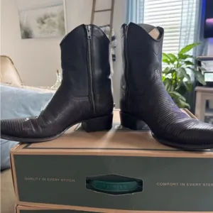 GREAT CONDITION- Tecovas The Jack Black Lizard Men's Boots