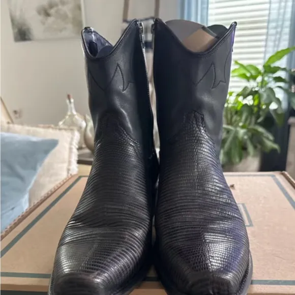GREAT CONDITION- Tecovas The Jack Black Lizard Men's Boots