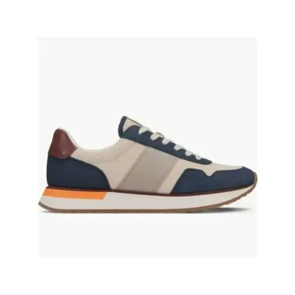 GREATS Mens Beige Mixed Media Padded Mccarren Round Toe Wedge Sneakers Shoes 11