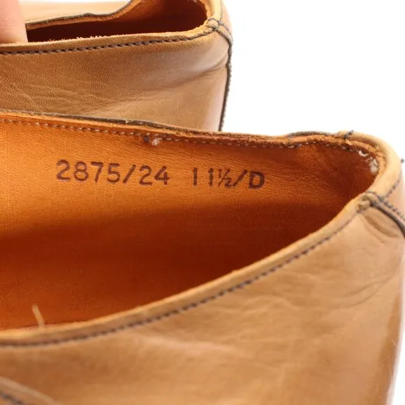 Grenson Footmaster Fisherman Men's Size 11.5 D Brown Leather Shoes England