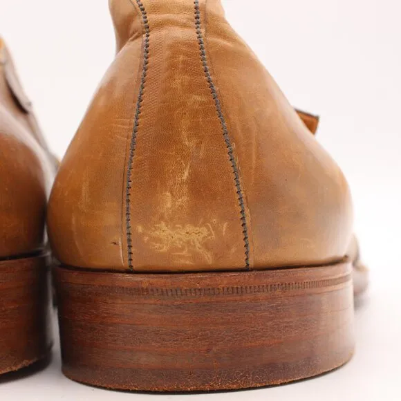 Grenson Footmaster Fisherman Men's Size 11.5 D Brown Leather Shoes England