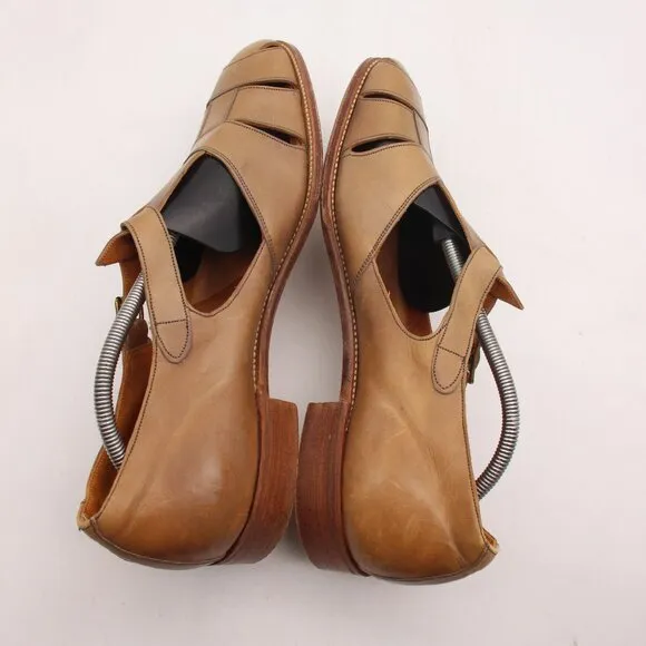 Grenson Footmaster Fisherman Men's Size 11.5 D Brown Leather Shoes England