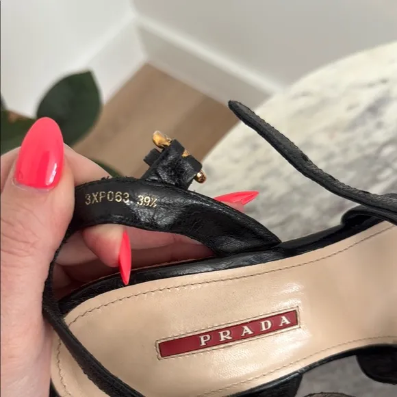 GUC Authentic Prada Platform Sandals