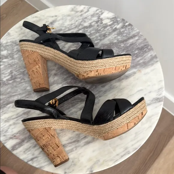 GUC Authentic Prada Platform Sandals